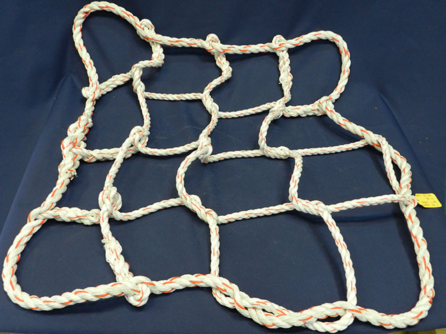 White Rope Cargo Net